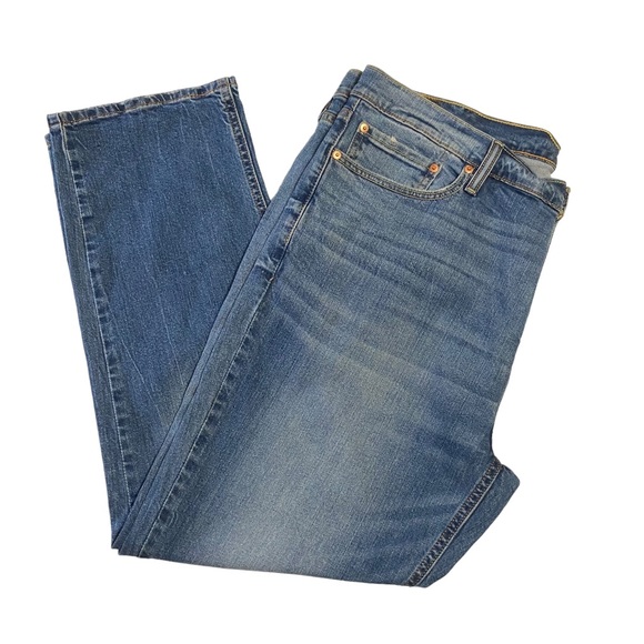 Levi’s 541 Athletic Taper Stretch Distressed Jeans Blue - Picture 3 of 13